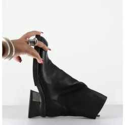 New SHOTO Boots cuir hand washed - 51759 NUBE NERO NOIR