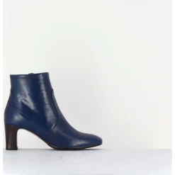 Outlet GARRICE LAB Boots en cuir bleu souple - F570 MARINE