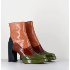 Discount CHIE MIHARA Boots en cuir multicolore & bout pointu fleuri - FAYU MASERATI MILI
