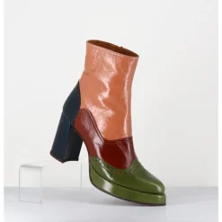 Discount CHIE MIHARA Boots en cuir multicolore & bout pointu fleuri - FAYU MASERATI MILI