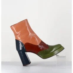 Discount CHIE MIHARA Boots en cuir multicolore & bout pointu fleuri - FAYU MASERATI MILI