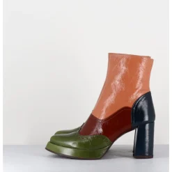Discount CHIE MIHARA Boots en cuir multicolore & bout pointu fleuri - FAYU MASERATI MILI