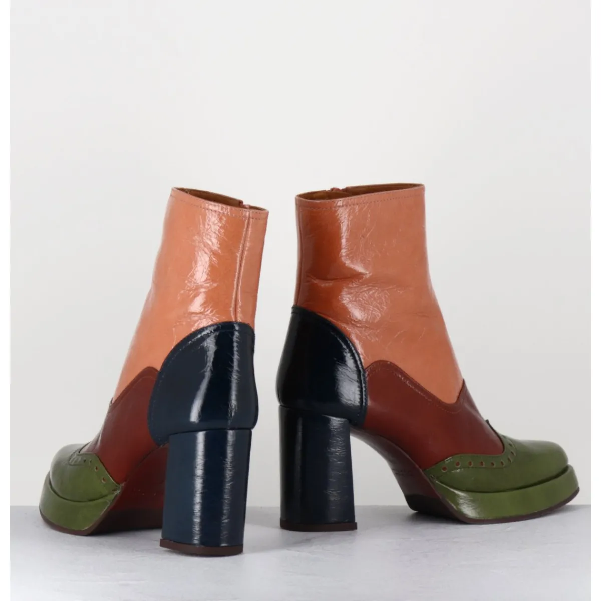 Discount CHIE MIHARA Boots en cuir multicolore & bout pointu fleuri - FAYU MASERATI MILI