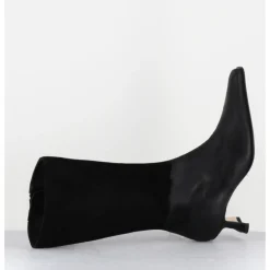 Outlet MIISTA Boots en cuir dégradé petit talon - RILLA DEGRADE BOOTS NOIR