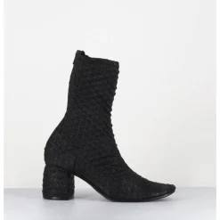 New GARRICE LAB Boots en cuir élastiqué - GATSBY ELASTICO NERO NOIR