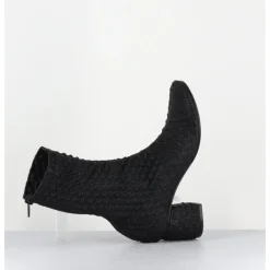 New GARRICE LAB Boots en cuir élastiqué - GATSBY ELASTICO NERO NOIR