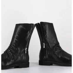 Clearance OFFICINE CREATIVE Boots en cuir lavées à zip - BULLA DD 306 T.NERO NOIR
