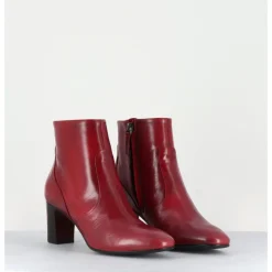 Best GARRICE LAB Boots en cuir souple - F570 ROSSO ROUGE
