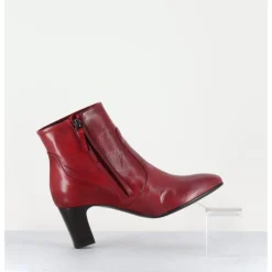 Best GARRICE LAB Boots en cuir souple - F570 ROSSO ROUGE