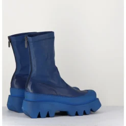 LOFINA Boots en cuir stretch - 2662 INDEMONIAT BLEU