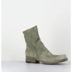 Best SHOTO Boots ligne avant-garde en daim lavé kaki - 51798 VERDE WASHED