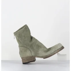 Best SHOTO Boots ligne avant-garde en daim lavé kaki - 51798 VERDE WASHED