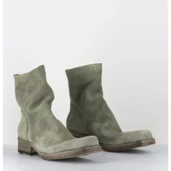 Best SHOTO Boots ligne avant-garde en daim lavé kaki - 51798 VERDE WASHED