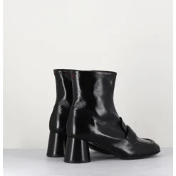 Discount HALMANERA Boots mocassins en cuir - DANI05 NERO NOIR