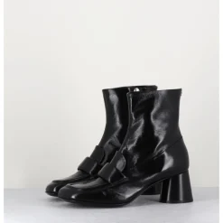 Discount HALMANERA Boots mocassins en cuir - DANI05 NERO NOIR