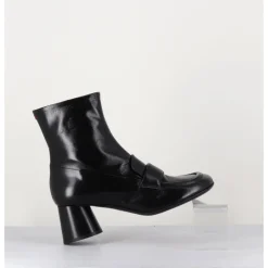 Discount HALMANERA Boots mocassins en cuir - DANI05 NERO NOIR