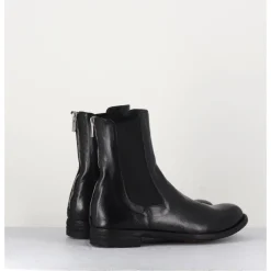 Sale OFFICINE CREATIVE Boots plates en cuir & élastique - LEXIKON073 NERO NOIR