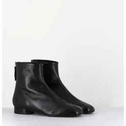 Online HALMANERA Boots plates en cuir souple -PAM26 BARON NERO NOIR