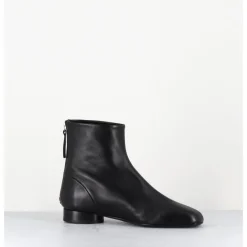 Online HALMANERA Boots plates en cuir souple -PAM26 BARON NERO NOIR