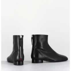 Online HALMANERA Boots plates en cuir souple -PAM26 BARON NERO NOIR