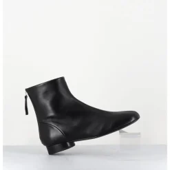 Online HALMANERA Boots plates en cuir souple -PAM26 BARON NERO NOIR