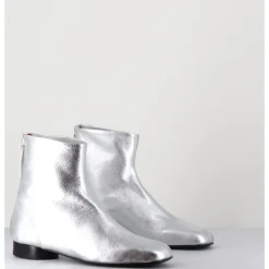 Discount HALMANERA Boots plates 60s en cuir - PAM26 MET O ARGENT