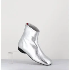 Discount HALMANERA Boots plates 60s en cuir - PAM26 MET O ARGENT