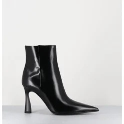 Hot PREMIATA Boots pointues talon haut cuir glacé - M6594 SPLENDID NERO NOIR