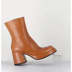 Best GARRICE LAB Boots 70s en cuir beige - ARCHI CUOIO CAMEL