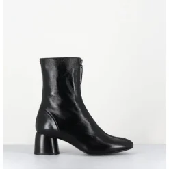 Online HALMANERA Boots 60s en cuir brillant - CAREN07 GLAZE NERO NOIR