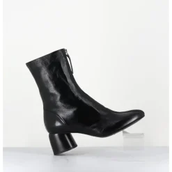 Online HALMANERA Boots 60s en cuir brillant - CAREN07 GLAZE NERO NOIR