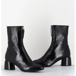 Online HALMANERA Boots 60s en cuir brillant - CAREN07 GLAZE NERO NOIR