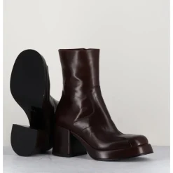 Best GARRICE LAB Boots 70s en cuir - ARCHI MORO MARRON