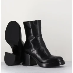 Best GARRICE LAB Boots 70s en cuir - ARCHI NERO NOIR