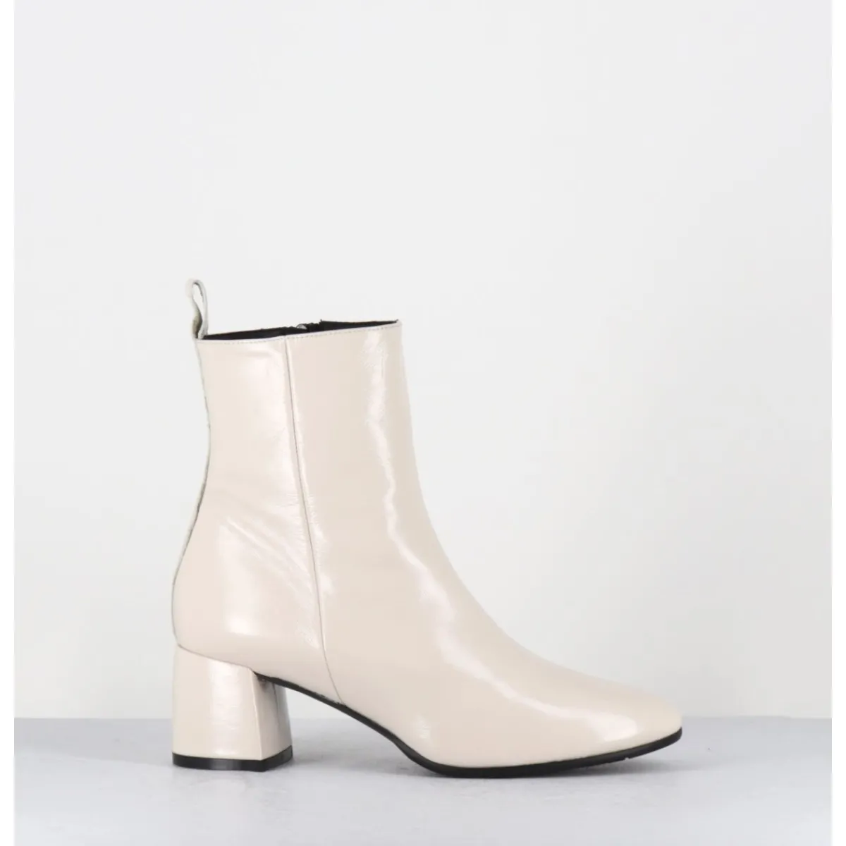 Sale GARRICE LAB Boots 60s en cuir souple crème - SAMUI3 VERLUX MILK