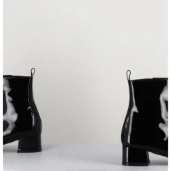 Hot GARRICE LAB Boots 60s en cuir vernis - JANE VERNICE NERO NOIR