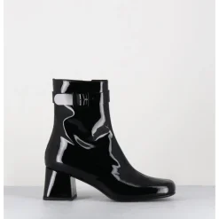 Best ROTTA Boots 60s en cuir vernis - XERT VERNICE BLACK NOIR