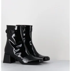 Best ROTTA Boots 60s en cuir vernis - XERT VERNICE BLACK NOIR