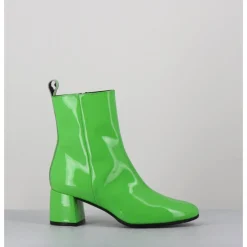 GARRICE LAB Boots 60s en cuir vernis - SAMUI4 VERNICE VERDE VERT