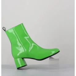 GARRICE LAB Boots 60s en cuir vernis - SAMUI4 VERNICE VERDE VERT