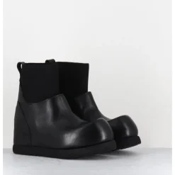 Outlet PREMIATA Boots sabot bi-matière cuir & élastique - M6612 NODIK NERO NOIR