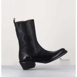 MOMA Boots santiags en cuir - 1CS425 CUSNA NERO NOIR