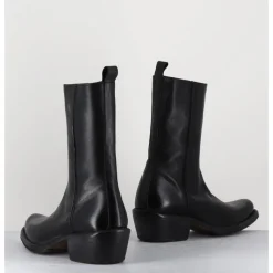MOMA Boots santiags en cuir - 1CS425 CUSNA NERO NOIR
