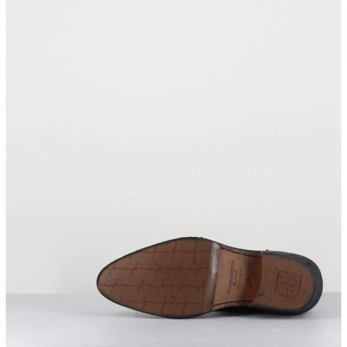 MOMA Boots santiags en cuir - 1CS425 CUSNA NERO NOIR