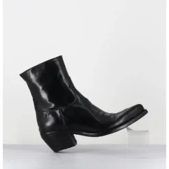 Clearance LEMARGO Boots santiags en cuir - GU02C DIVER NERO NOIR