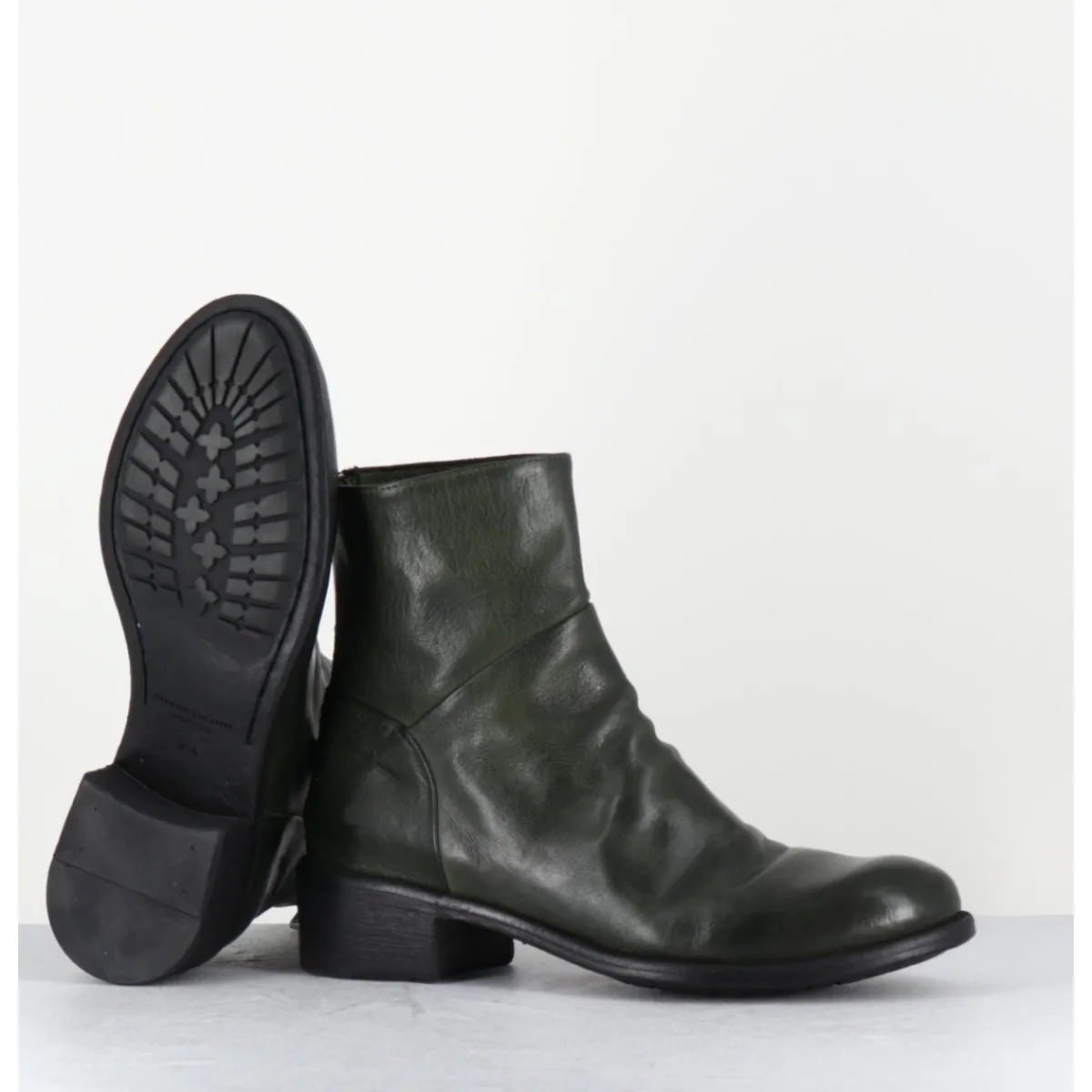 Discount OFFICINE CREATIVE Boots souples en cuir - LISON CAOU047 VERDE VERT
