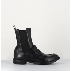 Sale OFFICINE CREATIVE Boots-moccassins chelsea en cuir - MARS 142 NERO NOIR