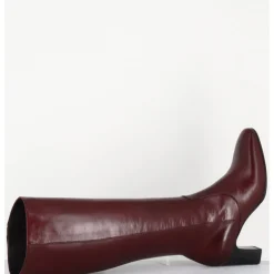 GARRICE LAB Bottes x en agneau plongé - M475 SETA RUBINO BORDEAU