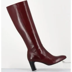 GARRICE LAB Bottes x en agneau plongé - M475 SETA RUBINO BORDEAU