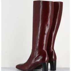 GARRICE LAB Bottes x en agneau plongé - M475 SETA RUBINO BORDEAU